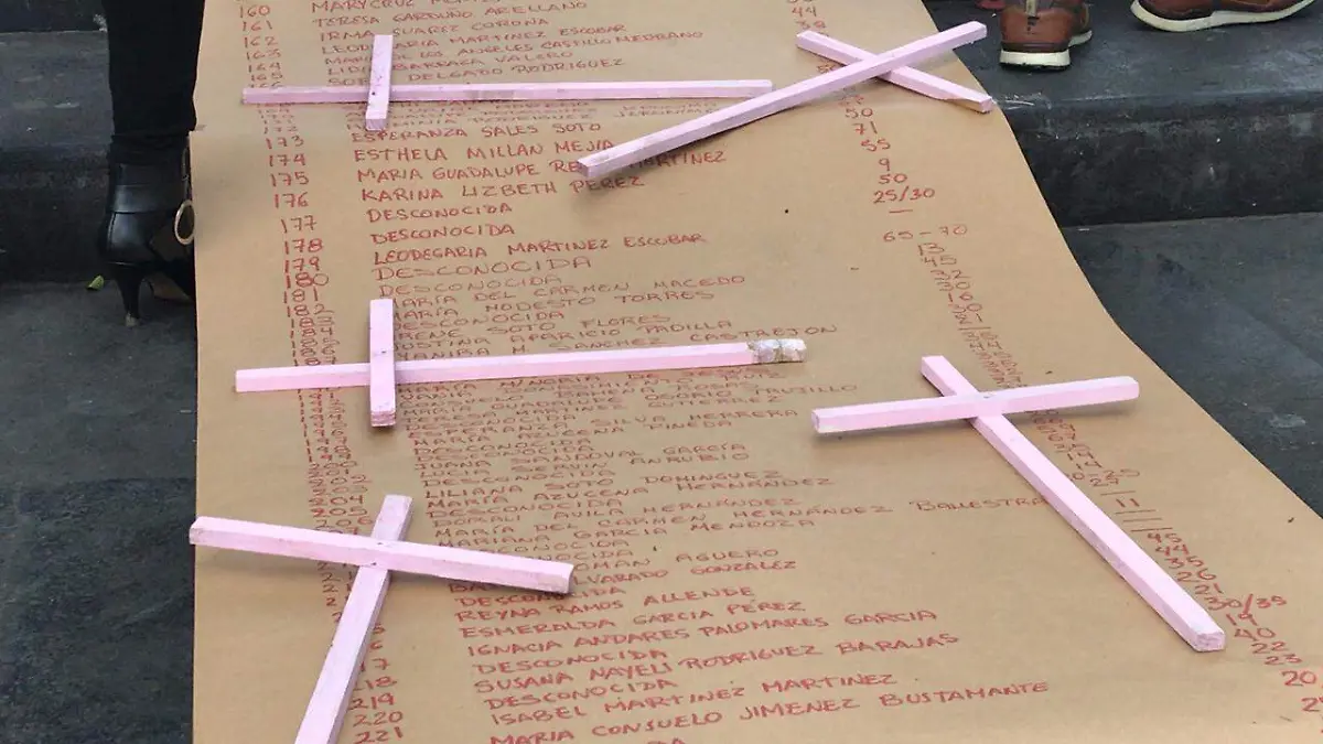 Feminicidios ofrenda Plaza de Armas (2)